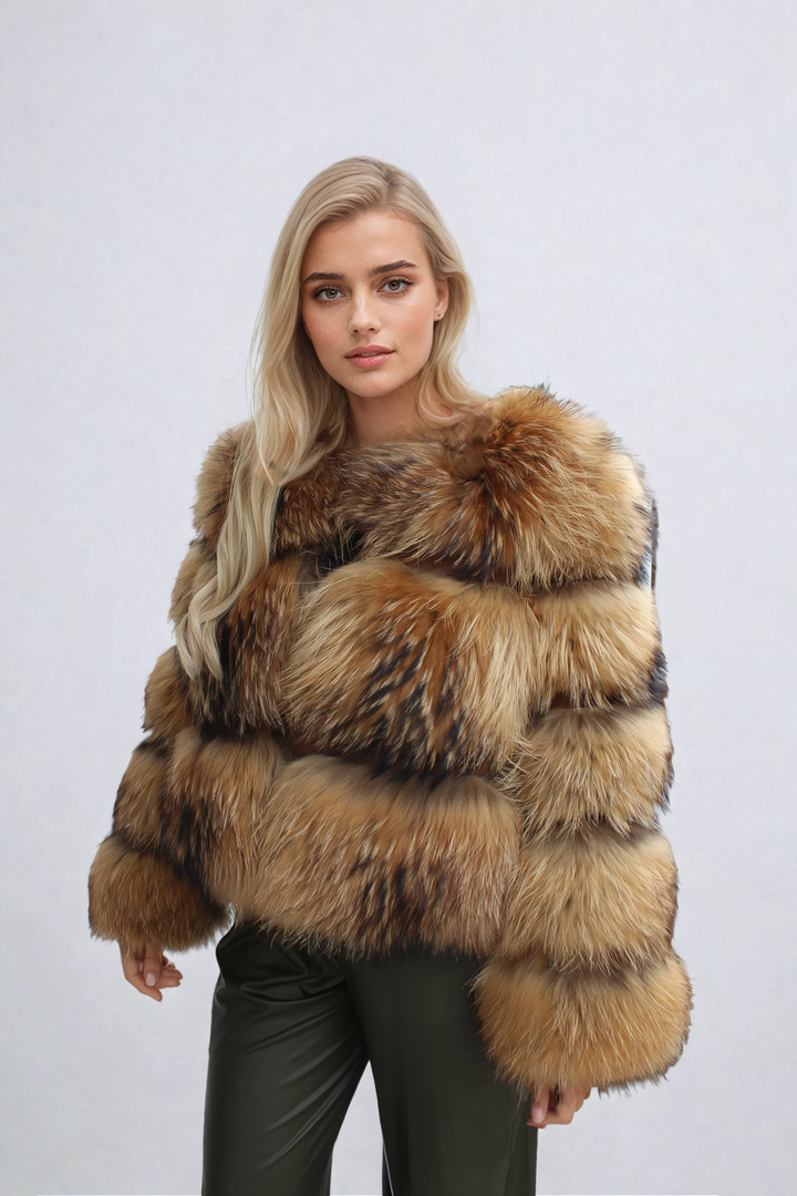 DACY | Stylish Faux Fur Coat