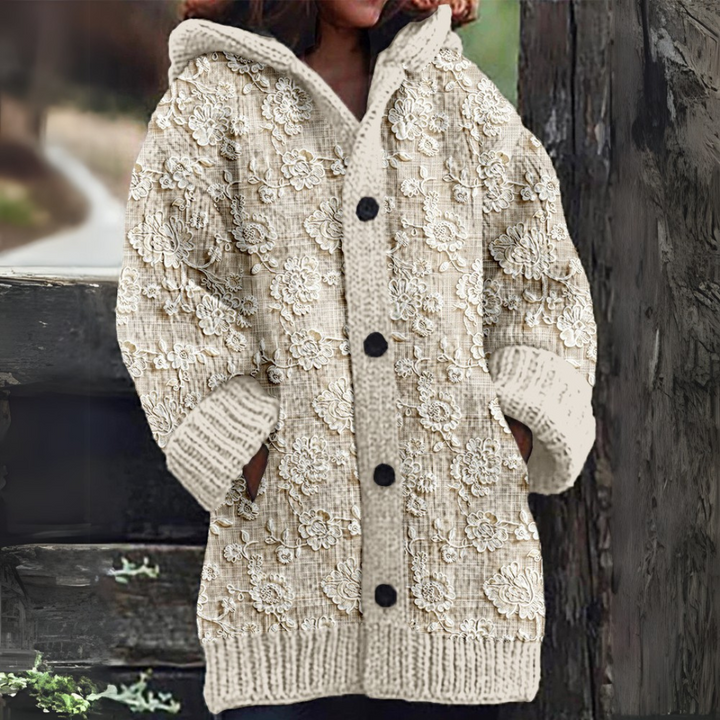 Neve | Winter hooded cardigan