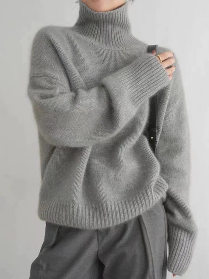 LINEA | High Collar Sweater