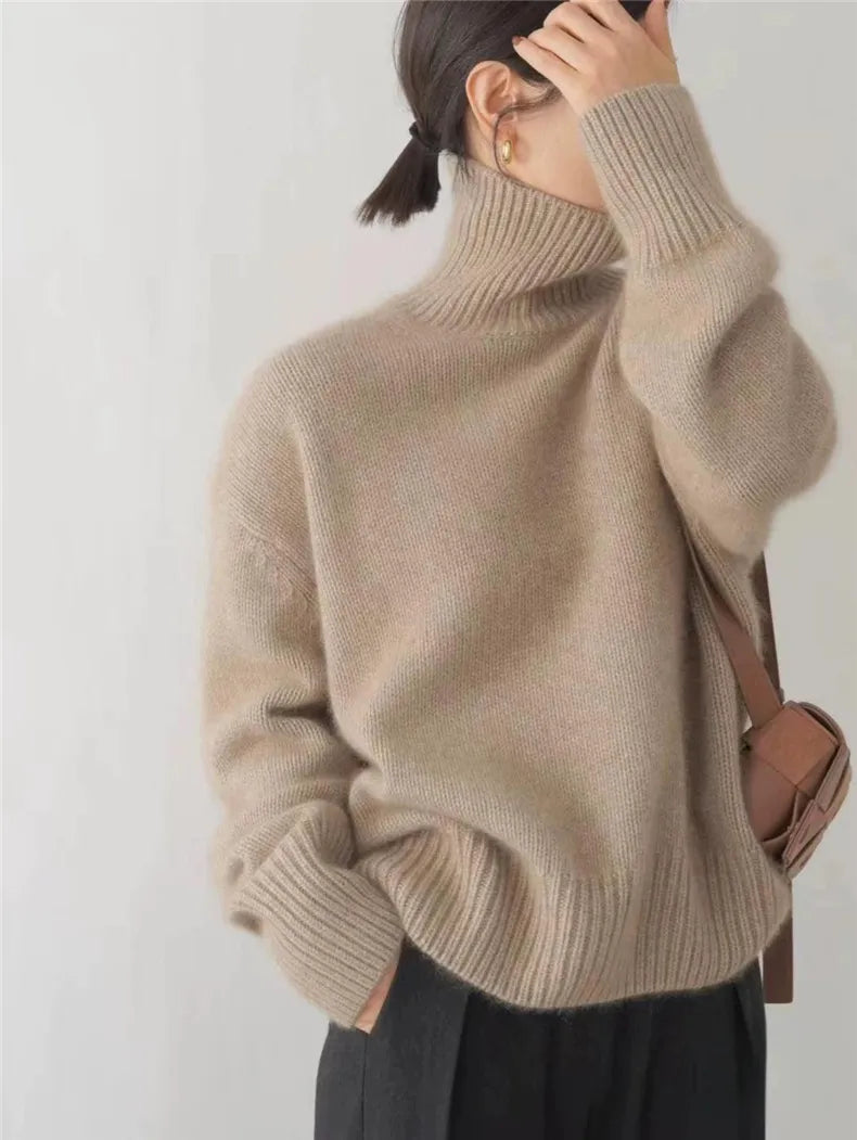 LINEA | High Collar Sweater