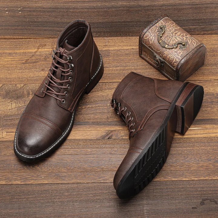 Gert | Vintage Cap-Toe Derby Boots