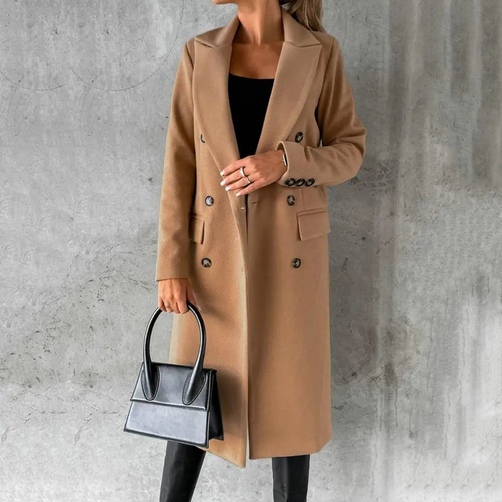 Judith® Elegant Wool Trenchcoat