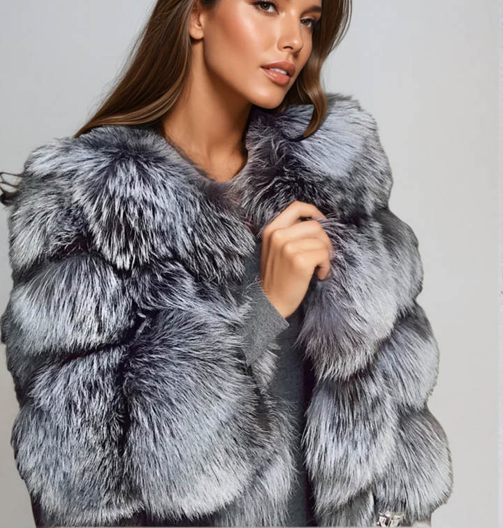 DACY | Stylish Faux Fur Coat