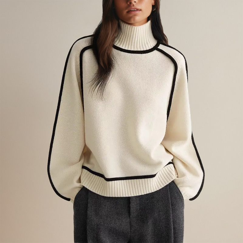 Lara | Women's Sweater with Turtleneck