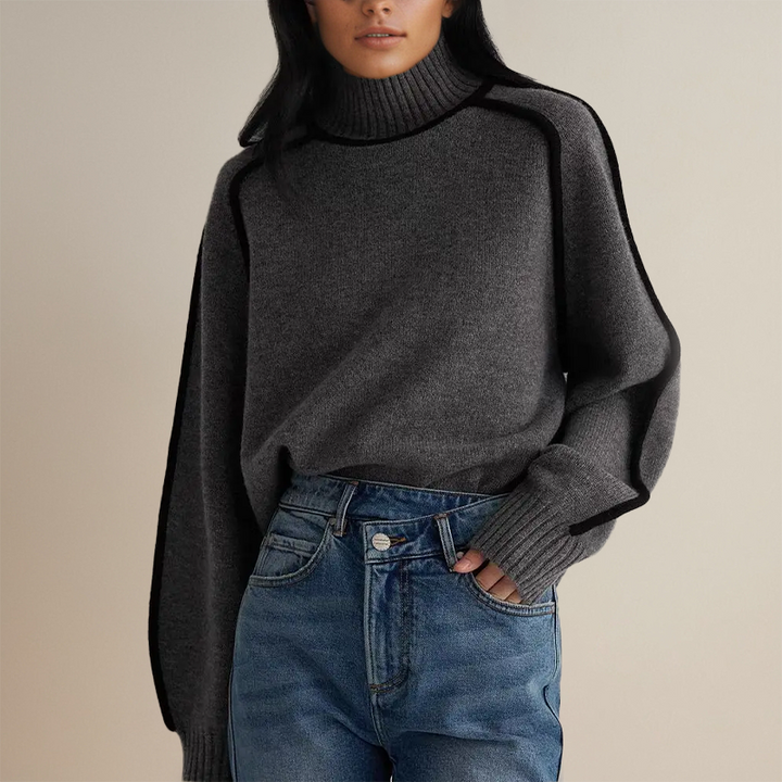 Lara | Women's Sweater with Turtleneck